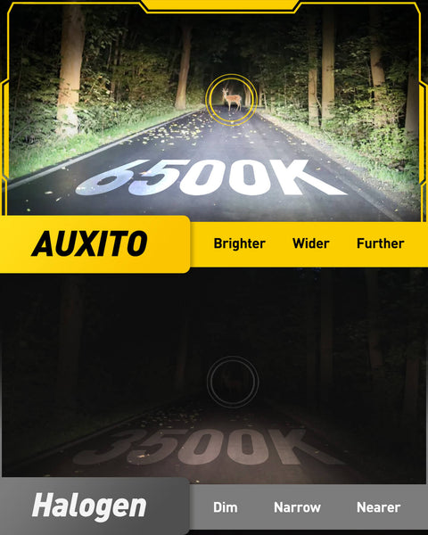 2025 Newest HB4/9006 LED Fog Light Bulbs – 27 CSP Chips, 6500K Cool White, 360° Full Illumination, 1:1 OEM Fit