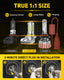 2025 Upgraded 9145/9140/H10 LED Fog Light Bulbs – 27 CSP LEDs, 6500K Cool White, 1:1 Mini Size for Direct Fit