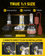 2025 Upgraded 9145/9140/H10 LED Fog Light Bulbs – 3000K Yellow, 27 CSP LEDs, 1:1 Mini Size for Direct Fit