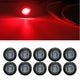 3/4 Inch Smoked LED Side Marker lights Round Bullet Mini Size 3LEDs Truck Trailer(10pcs/20pcs)