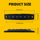 3.9 Inches Slim LED Side Marker Lights 6 LEDs Smoked Len for Truck Trailer RV 10pcs