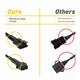 4 Pin Extension Wire Cable Connector For RGB LED Strip Rock Lights Glow-1.5M
