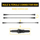 4 Pin Extension Wire Cable Connector For RGB LED Strip Rock Lights Glow-1.5M