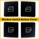 4Pcs For Mercedes-Benz Interior Switches Car Window Switch Button Cover
