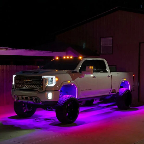 4pcs LED Rock Lights For Jeep Off-Road Truck UTV ATV Underbody Wheel Light-9 LEDs per Light