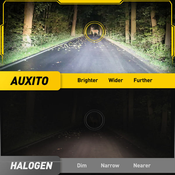 5202 5201 LED Fog Light Bulbs – 27 CSP Chips, 6500K Cool White, 360° Full Illumination, 1:1 OEM Fit