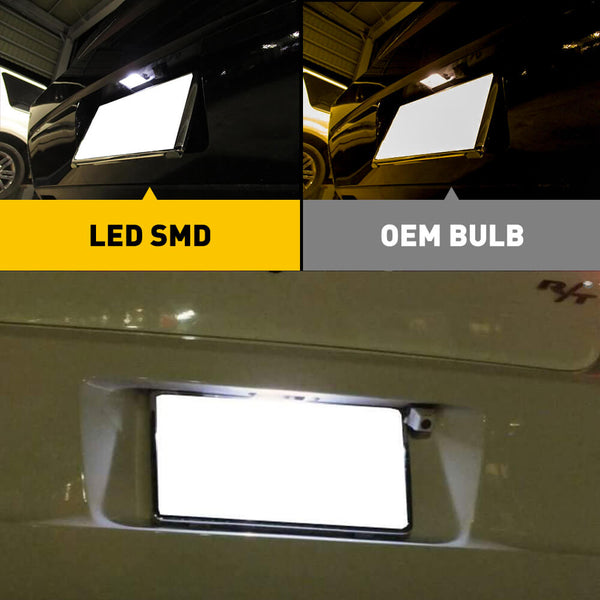6000K White LED License Plate Light Kit For Dodge Charger Challenger Magnum Avenger Dart