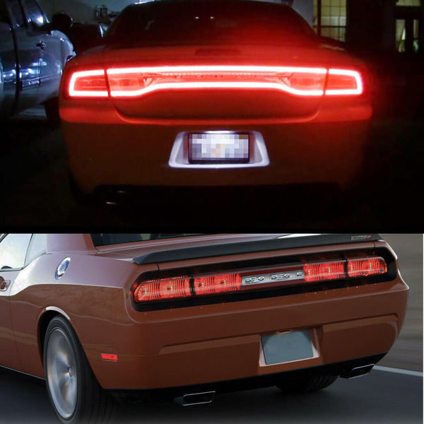 6000K White LED License Plate Light Kit For Dodge Charger Challenger Magnum Avenger Dart