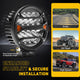 7 Inch LED Round Driving Light Waterproof Offroad Lights Pods Led Work Lights for Trucks Pickup Jeep Wrangler