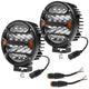 7 Inch LED Round Driving Light Waterproof Offroad Lights Pods Led Work Lights for Trucks Pickup Jeep Wrangler