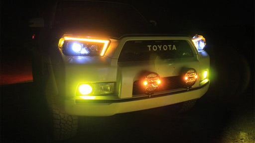 7 Inch Round LED Offroad Lights, 200W 24000LM Super Bright Long Distance Driving Light Round Work Light, Spot Flood Light for Truck Jeep Pickup ATV UTV