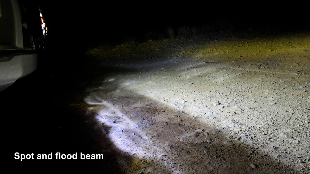 7 Inch Round LED Offroad Lights, 200W 24000LM Super Bright Long Distance Driving Light Round Work Light, Spot Flood Light for Truck Jeep Pickup ATV UTV