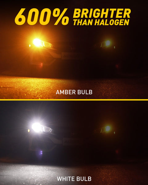 Auxbeam B21 Series 7443 Switchback LED Bulbs Built In - Foto 3