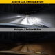 9012 LED Headlight Bulb 12000LM 6500K White Wireless Design