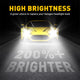 9012 LED Headlight Bulb 12000LM 6500K White Wireless Design