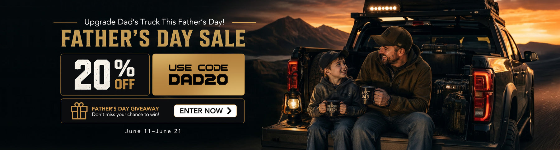AUXITO Father's Day banner