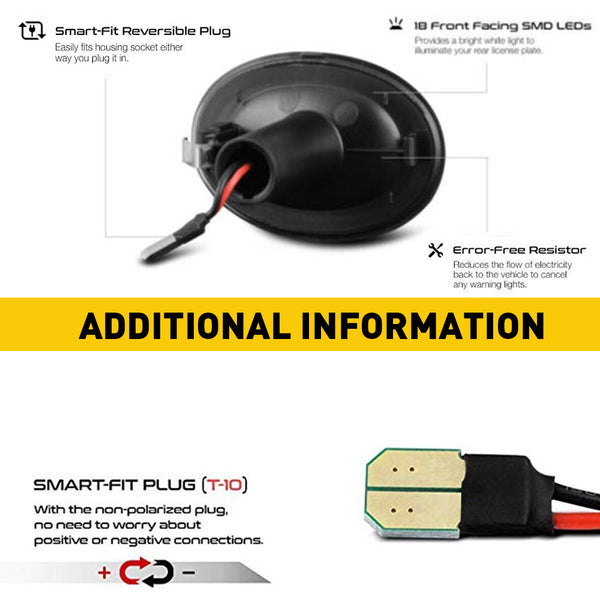 Amber LED Side Marker Light for Mini Cooper R56 Hatch 2006-2013 & R55 Clubman 2007-2014