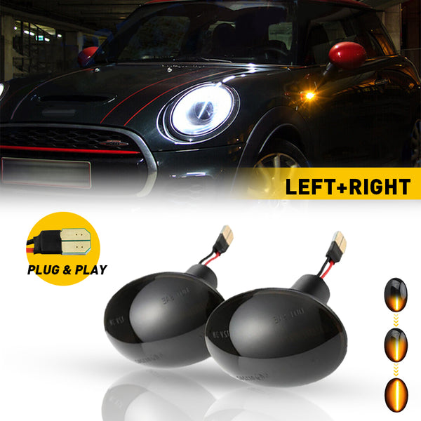 Amber LED Side Marker Light for Mini Cooper R56 Hatch 2006-2013 & R55 Clubman 2007-2014