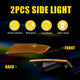 Amber LED Side Marker Light Housing for Cadillac ATS 2013-2014 & XT5 2017-2024, Front