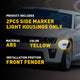 Amber LED Side Marker Light Reflector for Chevrolet Camaro 2010-2015, Front Bumper