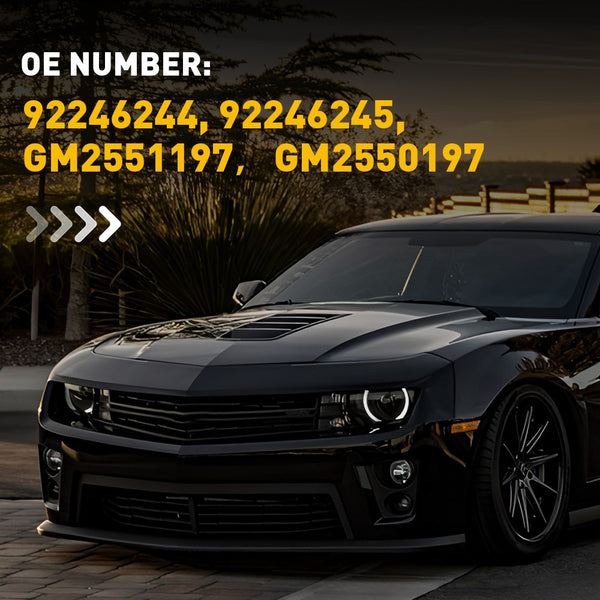 Amber LED Side Marker Light Reflector for Chevrolet Camaro 2010-2015, Front Bumper