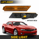 Amber LED Side Marker Light Reflector for Chevrolet Camaro 2010-2015, Front Bumper