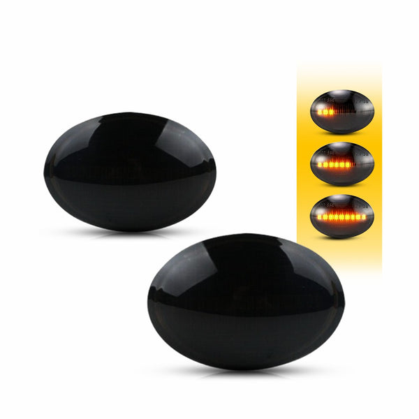 Amber Sequential LED Side Marker Light for Maserati GranTurismo 2007-2019, Front