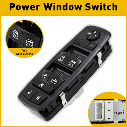 aster Power Window Control Switch for 2011-2013 Jeep Grand Cherokee Dodge DURANGO 11Pin