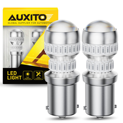 2 Ampoules LED P21W 1156 BA15S 89 SMD Canbus - Blanc 3400LM - Feux De Recul