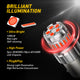 AUXITO 1157 BAY15D LED Bulb for Tail brake Light, Red