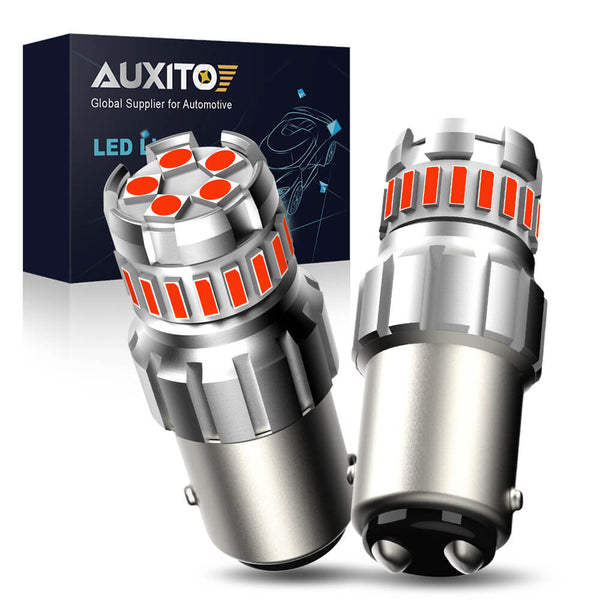 AUXITO 1157 BAY15D LED Bulb for Tail brake Light, Red