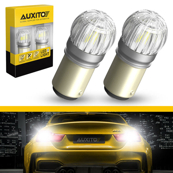 AUXITO 1157 LED Bulb White BAY15D LED Lights for Reverse Backup light, Tail Light