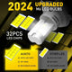 AUXITO 2024 Upgraded H4 9003 LED Headlight Bulb, 800% Super Bright, 6500K White Wireless H4 LED Bulbs, 9003 Headlight Bulb with Fan, Pack of 2