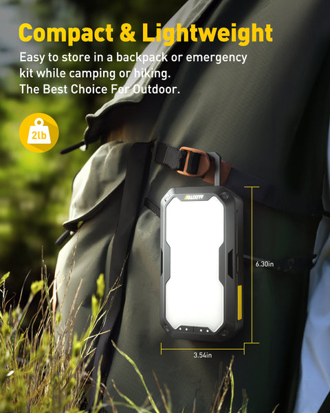 AUXITO 2500A 3500A Portable Jump Starter | 5.6 Inch Large LED Panel Light | 2024 Global Launch