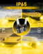 AUXITO 5202 LED Fog Light Bulbs, 3000K Amber Yellow 6000 Lumen Plug And Play,