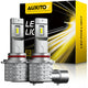 AUXITO 9005 LED Fog Light Bulb Fanless, 40W 6000LM High Brightness, 6500K Cool White, CSP LED Chips