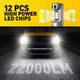 AUXITO 9005 LED Headlight Bulbs 6500K Cool White, 120W 22000LM 600% Brighter 9005 Headlight Bulbs for High Beam Low Beam, HB3 LED Headlight Bulb, Pack of 2