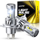 AUXITO A1 Ultra Series H4 9003 LED Headlight Bulbs, 24000LM 150W, Direct Plug-in Design