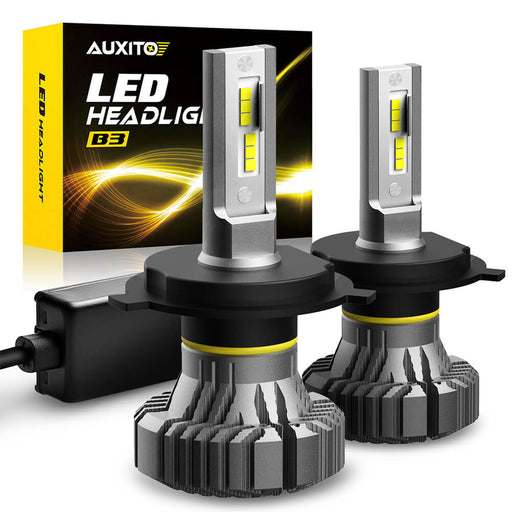 AUXITO B7 Series H4/9003 LED Headlight Bulbs, Fanless