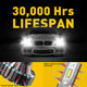 AUXITO B7 Series H7 LED Headlight Bulbs, Fanless