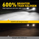 AUXITO H11 LED Bulb 6000K Cool White 100W 20000lm