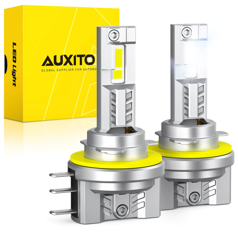 AUXITO H15 LED Daytime Running Light Bulb - Super Bright 13000LM, 600% Brighter than Halogen Headlights, 6500K Cool White