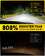 AUXITO H15 LED Daytime Running Light Bulb - Super Bright 9000LM, 800% Brighter than Halogen Headlights, 6500K Cool White