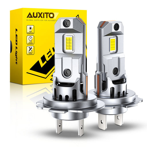AUXITO H7 LED Bulb 30W 10000LM 6500K Cool White with Cooling Fan