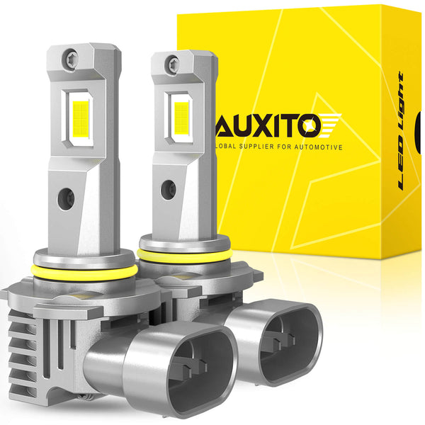 AUXITO HB4/9006 LED Headlight Bulbs, 13000LM 400% Brighter 6500K Cool White CANBUS Ready Light Bulb For Halogen Replacement
