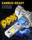 AUXITO HB4/9006 LED Headlight Bulbs, 13000LM 400% Brighter 6500K Cool White CANBUS Ready Light Bulb For Halogen Replacement
