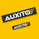 AUXITO Logo Sticker Decals Pack - Sizes: 7.08 in and 23.62 in