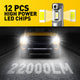 AUXITO M5S Series 9012/HIR2 LED Headlight Bulbs
