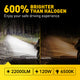 AUXITO M5S Series 9012/HIR2 LED Headlight Bulbs