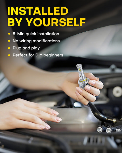 AUXITO M6 Series 9005/HB4 LED Headlight Bulbs